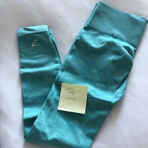 Gymshark blue camo leggings
